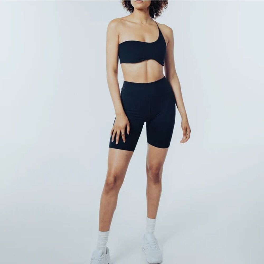 Joah Brown The Biker Short - Sueded Onyx Black Small/Medium 7”